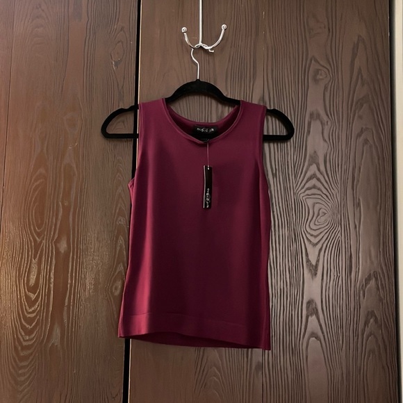 august silk Tops - August Silk eggplant colored sleeveless top. NWT